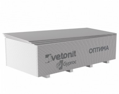 Гипсокартон GYPROC Оптима 2 х 1,2 х 12,5