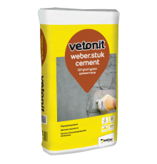 Фасадная цементная штукатурка Weber.Stuk Cement (25 кг)