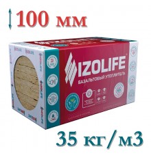 УТЕПЛИТЕЛЬ IZOLIFE Л35 100мм (4.32м2)
