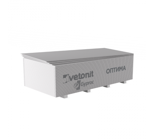 Гипсокартон GYPROC Оптима 2,5 х 1,2 х 12,5