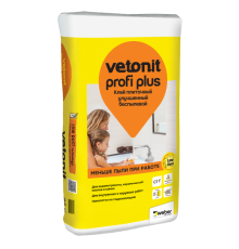 Клей плиточный улучшенный беспылевой VETONIT PROFI PLUS 25 кг