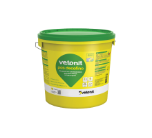 Силикатно-силиконовая декоративная штукатурка Vetonit Pas Decofino ШУБА 1мм