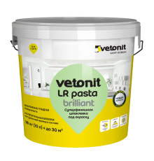 Суперфинишная шпаклевка Vetonit LR Pasta Brilliant (под окраску и обои; 18 кг)