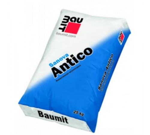 ИЗВЕСТКОВАЯ ШТУКАТУРКА Baumit Sanova Antico 25кг