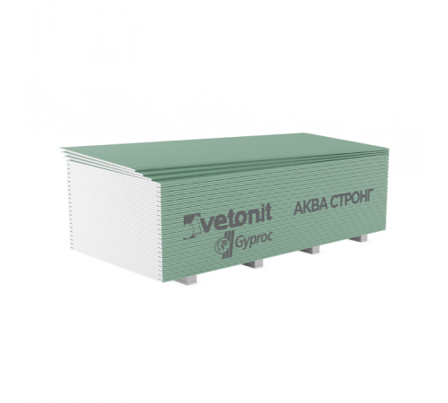 Гипсокартон GYPROC АКВА СТРОНГ 2,5 х 1,2 х 15