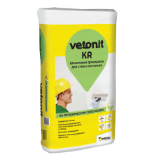 Шпаклевка финишная белая на органическом связующем VETONIT KR 20 кг