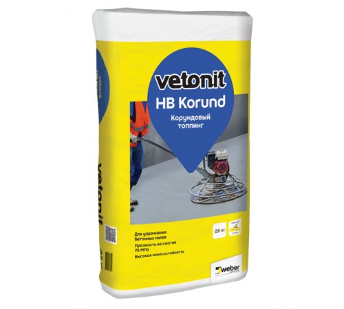 Корундовый топпинг Weber.Vetonit HB Korund (25кг)