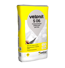 Цементная смесь для восстановления бетона Weber.Vetonit S06 (25кг)