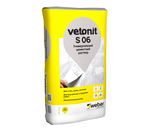 Цементная смесь для восстановления бетона Weber.Vetonit S06 (25кг)