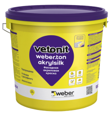 ФАСАДНАЯ АКРИЛОВАЯ КРАСКА WEBER.TON AKRYLSILK  25КГ