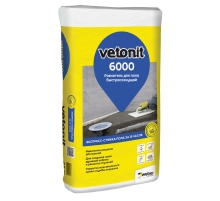 Супербыстротвердеющий ровнитель для пола VETONIT 6000 25 кг