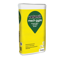 Штукатурка гипсовая белая vetonit mech gyps 30 кг