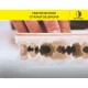 Белый клей-гель для мрамора, камня и керамогранита vetonit comfort extreme fix 20 кг
