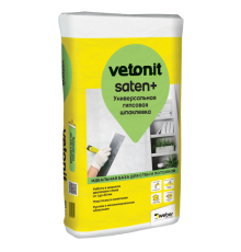 ШПАКЛЕВКА ГИПСОВАЯ Vetonit Saten+ 20 кг